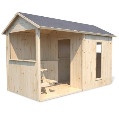 Cabane en bois enfant avec table JAZZ SOULET