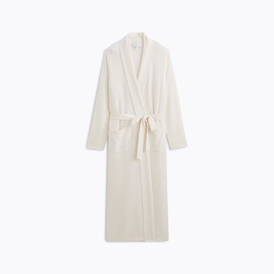 Kimono long col châle en laine cachemire DOUCEUR CACHEMIRE LAURENCE TAVERNIER