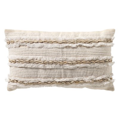 Housse de coussin Yuna - Blanche, 30x50 cm DUTCH DECOR