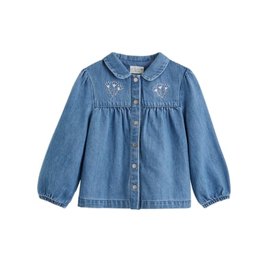 Blouse enfant en jean Cléo PETIT BEGUIN
