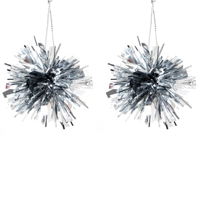 Set de 2 pompons de noel EDEN
