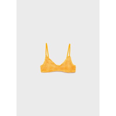 Haut bikini crochet MANGO