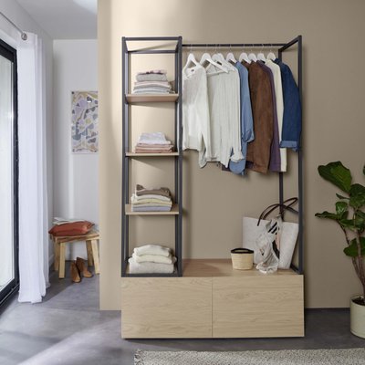 Portant vêtements en bois et métal KLEID MOB IN