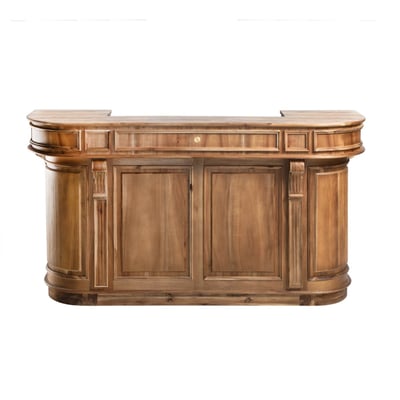 Comptoir bois massif vieilli - ESTAMINET SIGNATURE