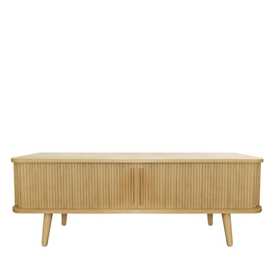 Meuble TV en bois L138xH49,5cm- ROVE WOODMAN