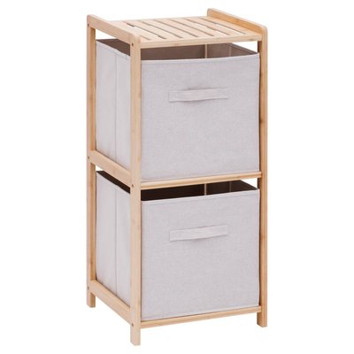 Etagère 2 niveaux Tidy Box bois clair 5FIVE SIMPLY SMART