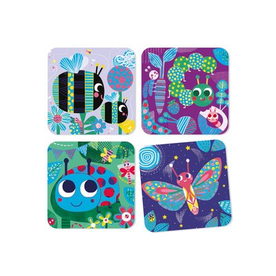 Cartes à gratter pour les petits - Toutes petites bêtes DJECO