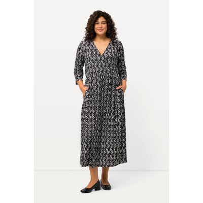 Robe jersey, style cache-cœur, silhouette A ULLA POPKEN