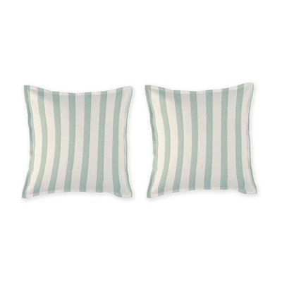 2 Taies d'oreiller 100% percale de coton organic BENGALE NAF NAF HOME