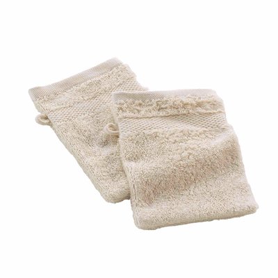 Lot de 2 gants de toilette Elegante DOUCEUR D'INTÉRIEUR