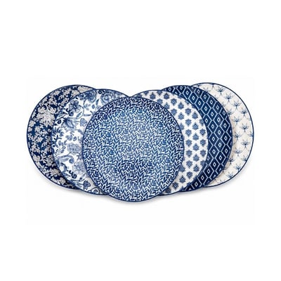 Lot de 6 assiettes à dessert, MAJORELLE ARTIME
