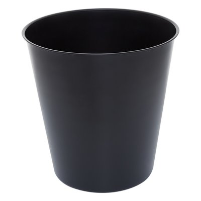 26cm Black Metal Waste Bin SO'HOME