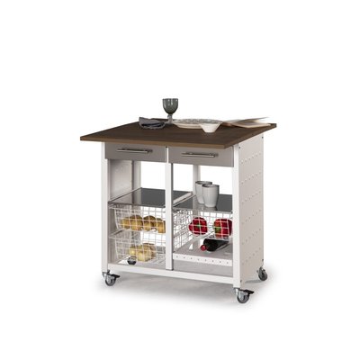 Desserte de cuisine double convertible en table d'appoint, EKO DON HIERRO