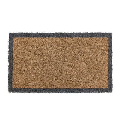 Eco 100% Natural Border Print Doormat MY MAT COIR