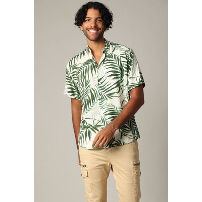 Chemise oversize en viscose avec imprimé tropical BRAZOA DEELUXE
