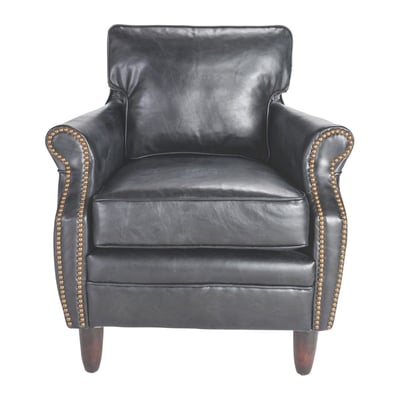 Fauteuil en cuir L73 cm - KANSAS CALICOSY