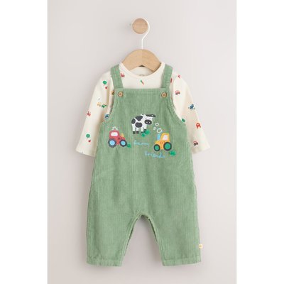 Ensemble body et salopette côtelé bébé NEXT