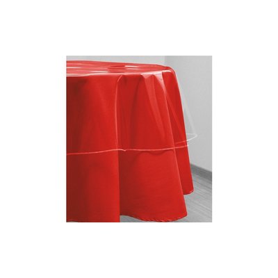 Nappe Ronde Transparente 180  Cristal DECORATIE