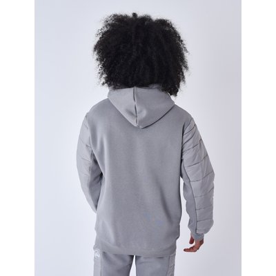 Sweat à Capuche avec empiècement bimatière PROJECT X