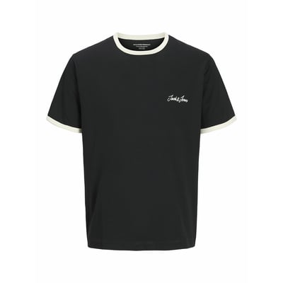 T-shirt com gola a contrastar JACK & JONES