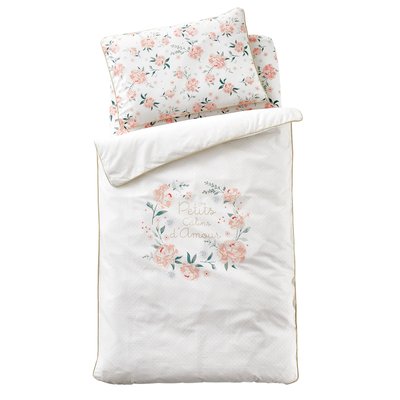 Housse de couette EAU DE ROSE Oeko-Tex® VERTBAUDET