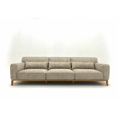 Модульный диван обивки из велюра и массива бука SO'HOME