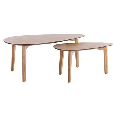 Tables basses scandinaves gigognes en bois (lot de 2) ARTIK MILIBOO
