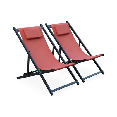 Bain de soleil aluminium multi positions (lot de 2) GAIA SWEEEK