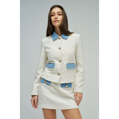 MANTEAU EN TWEED SALSA JEANS