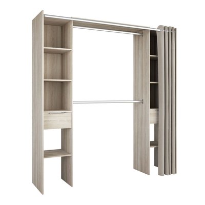 Dressing extensible bois clair - DIEGO CAMIF