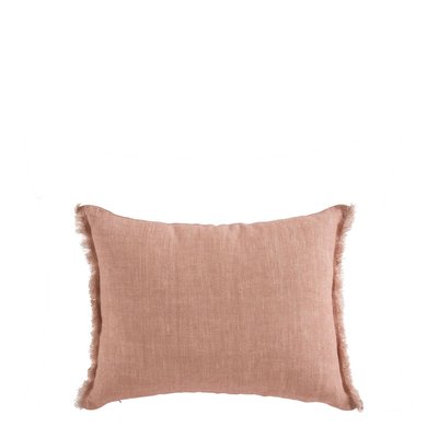 Housse de coussin en lin BLANC D’IVOIRE
