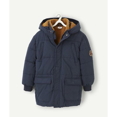 Warm Hooded Padded Jacket, Mid-Length TAPE A L'OEIL