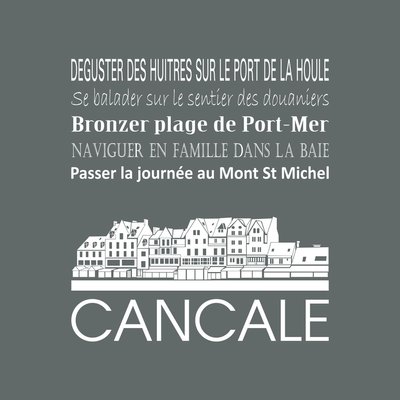 Tableau Mural Cancale RÉGIONALISME CEANOTHE