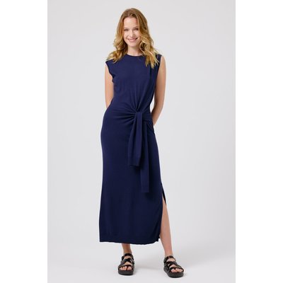 Robe longue sans manches fluide avec détail noué sur le côté ANEMONE ARTLOVE