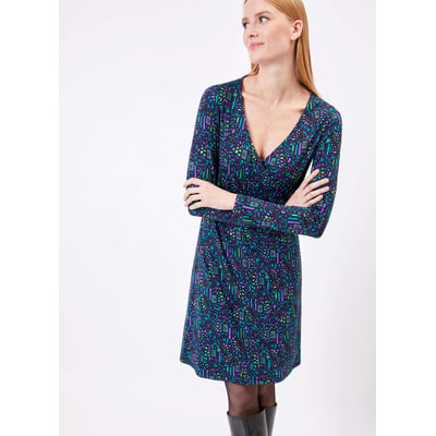 Robe imprimée cintrée en maille SALLY PRINCESSE NOMADE