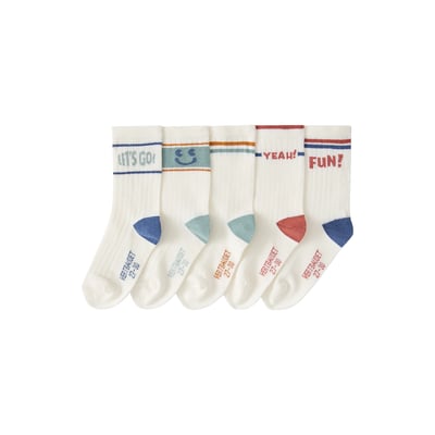Lot de 5 chaussettes VERTBAUDET