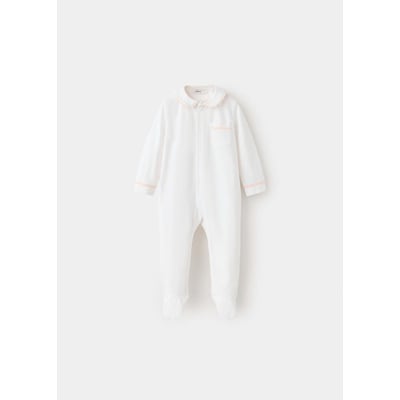 Pyjama une pièce avec passepoils contrastants MANGO BABY