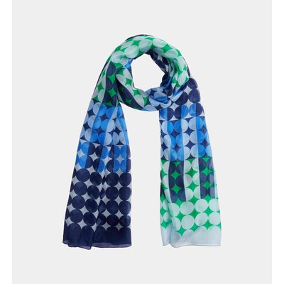 Foulard Sarah Motif Pois En Soie GALERIES LAFAYETTE