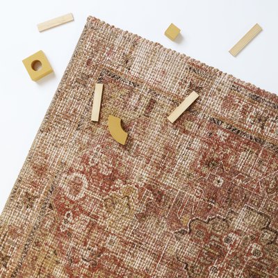Tapis persan jute et coton POOLA NATTIOT