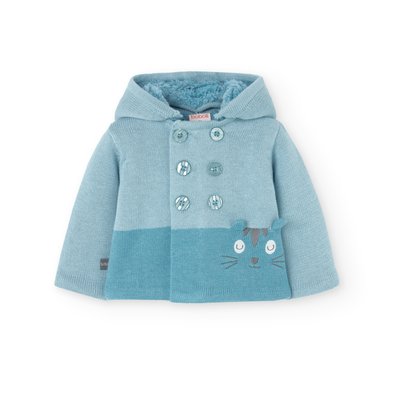 Veste tricotée avec capuche BOBOLI