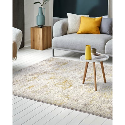 WECONhome Feel Vintage 2.0, tissé machine, tapis poils courts, certifié OEKO-TEX® (80 x 150 cm, crème-or) ,  Feel Vintage 2.0 ESPRIT