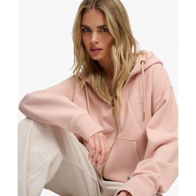 Sweat à capuche zippé Luxe Casual SUPERDRY