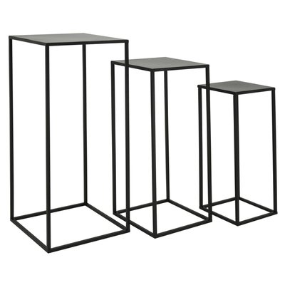 Sellettes en métal noir (Lot de 3) AUBRY GASPARD