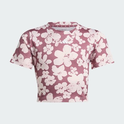 T-shirt de training court imprimé Train Essentials Seasonal Enfants adidas Performance
