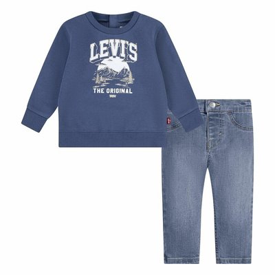 Ensemble 2 pièces jean + sweat col rond LEVI'S KIDS