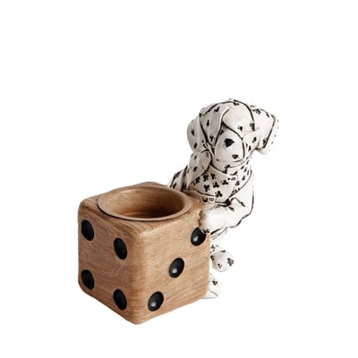 Porte-bougie chauffe-plats ace le dalmatien NEXT
