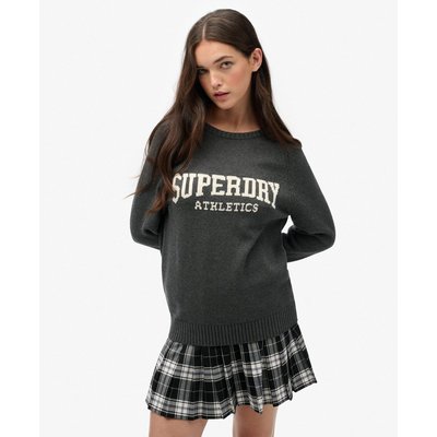 Pull en maille à motif intarsia décontracté SUPERDRY