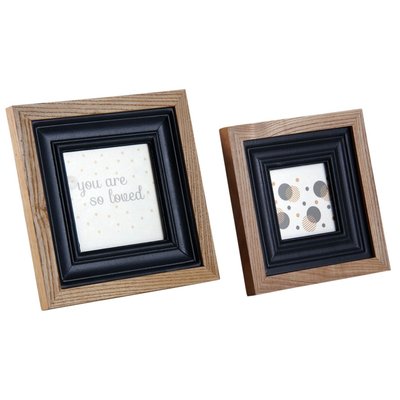 Cadre photo en bois et verre (Lot de 2) AUBRY GASPARD