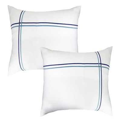 Lot de 2 taies satin de coton PALAIS CHIC GARNIER-THIEBAUT