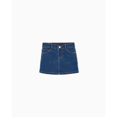 Jupe denim extensible, taille ajustable ESSENTIALS LINE ZIPPY